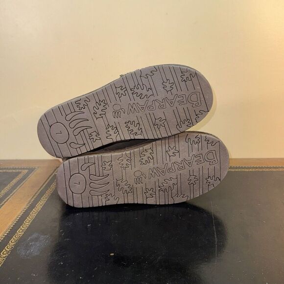 Bearpaw Fur Boots Chocolate Brown Suede 682W-Abigail Women’s Size 7 - Picture 5 of 5